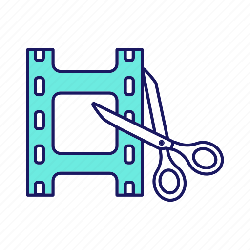 Cinematography, cut, editing, film making, movie, scissors, video icon - Download on Iconfinder