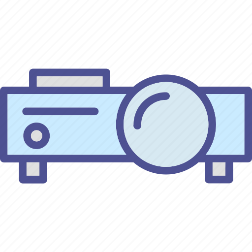 Image projector, optical device, presentation, projector icon - Download on Iconfinder