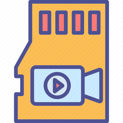 Flash card, memory card, memory cartridge, memory chip, sd card icon - Download on Iconfinder