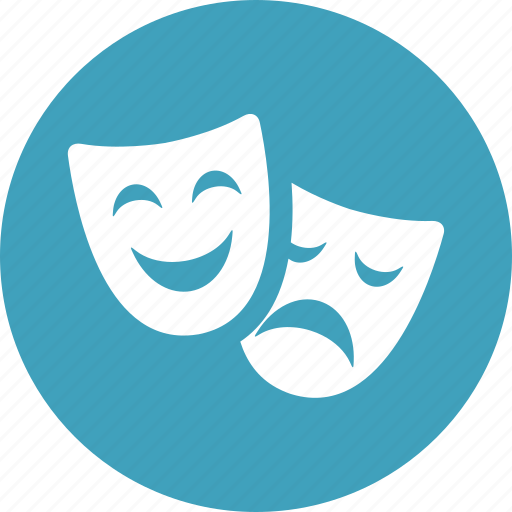 Comedy, drama, entertainment, happy, masks, performance, theater icon - Download on Iconfinder