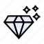 diamond, gem, viking, stone, treasure 