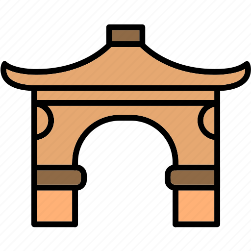 Arch, architecture, showplace, historical, site, icon icon - Download on Iconfinder