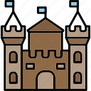 castle, estate, halloween, haunted, property, scary, icon