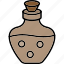 potion, bottle, flask, game, glass, item, icon 