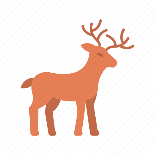 Deer, animal, christmas, reindeer icon - Download on Iconfinder