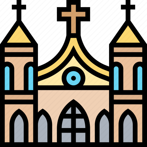 Church, chapel, christian, religious, pray icon - Download on Iconfinder