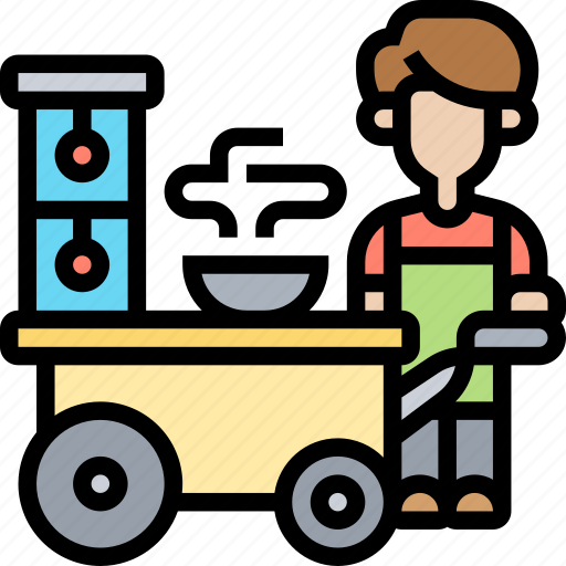 Food, stand, eating, seller, merchant icon - Download on Iconfinder
