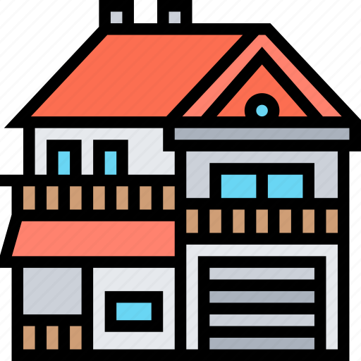 House, home, residential, building, village icon - Download on Iconfinder