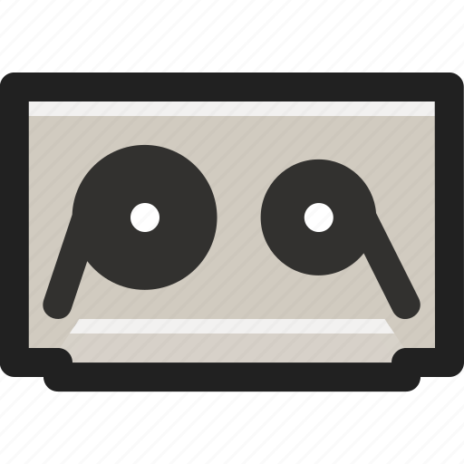 Audio, cassette, entertainment, music, play, retro, tape icon - Download on Iconfinder