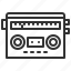 cassette, player, radio, music, stereo 