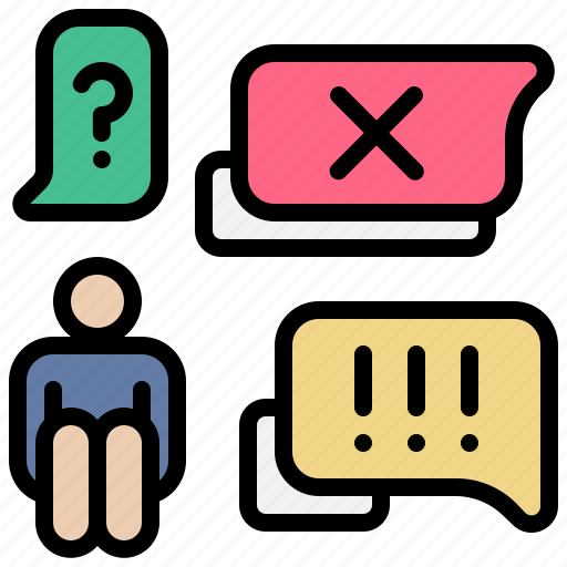 Bully, opinion, oppose, fake, news, depression icon - Download on Iconfinder