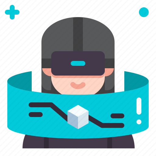 Virtual, reality, vr, glasses, avatar, user, interface icon - Download on Iconfinder