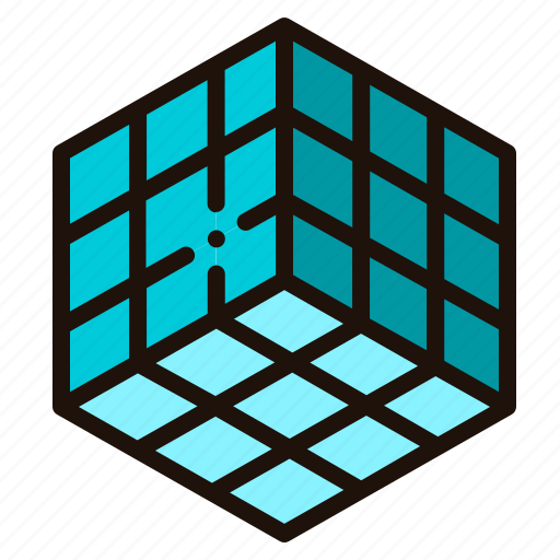Cube, and, 3d, geometrical, squares icon - Download on Iconfinder
