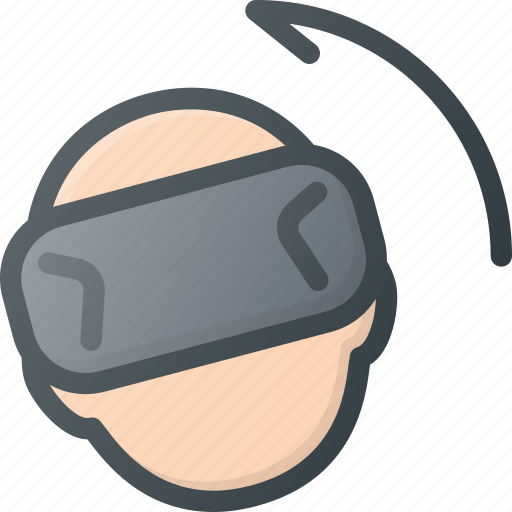 Glasses, left, motion, reality, technology, virtual, vr icon - Download on Iconfinder