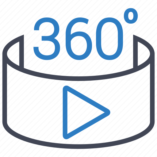 360, movie, video icon - Download on Iconfinder