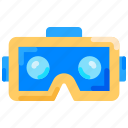 3d glass, eye, game, spectacles, virtual reality, vr glass