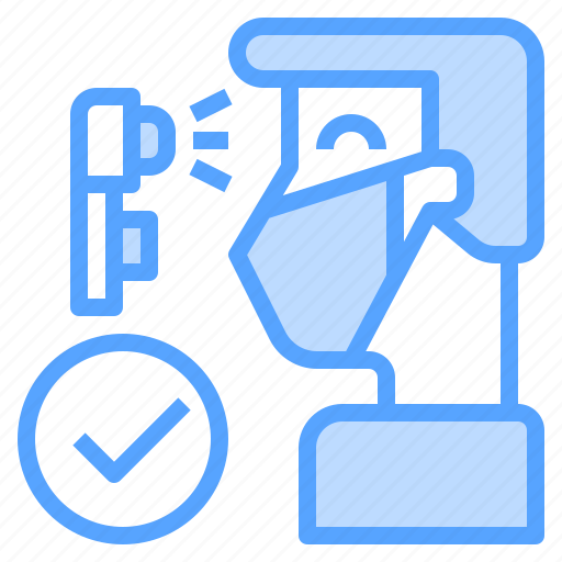 Check, healthy, pass, temperature, thermometer icon - Download on Iconfinder