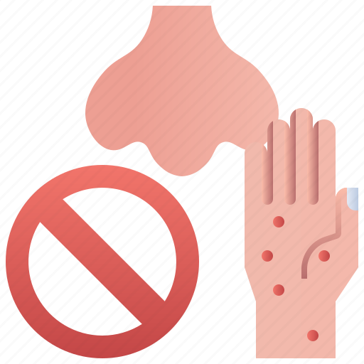 Avoid, hand, nose, touch icon - Download on Iconfinder
