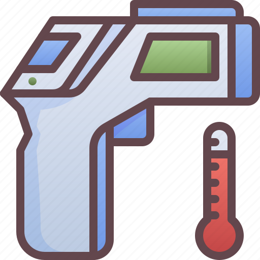 Forehead, infrared, temperature, thermometer icon - Download on Iconfinder