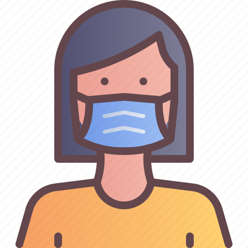 Avatar, face, female, mask, wear, woman icon - Download on Iconfinder