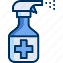antiseptic, cleaning, hygiene, spray