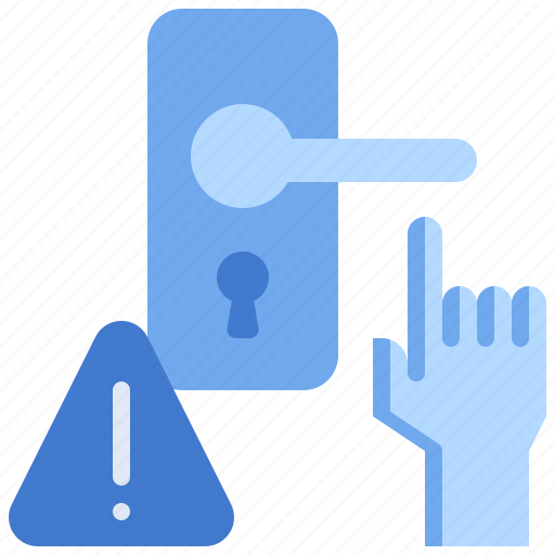 Avoid, door, handle, touching icon - Download on Iconfinder