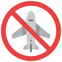 stop, no, flight, prohibit, airplane, airport, plane