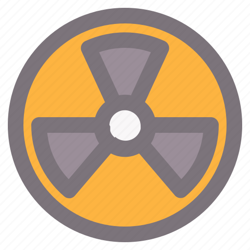Danger, nuclear, radiation, warning icon - Download on Iconfinder