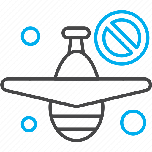 Airplane, block, cancel, departure, plane, stop, travel icon - Download on Iconfinder