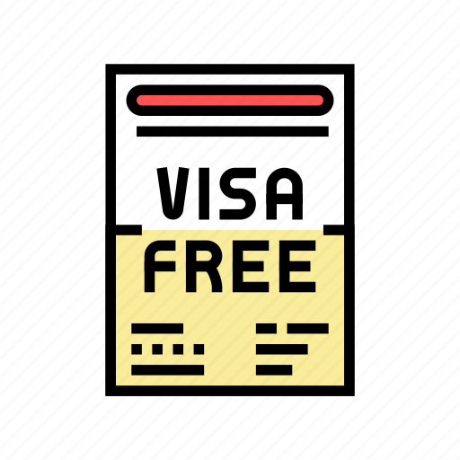 Visa, free, regime, traveling, business, transit icon - Download on Iconfinder