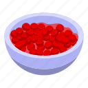 vitamin, d, red, berry, isometric