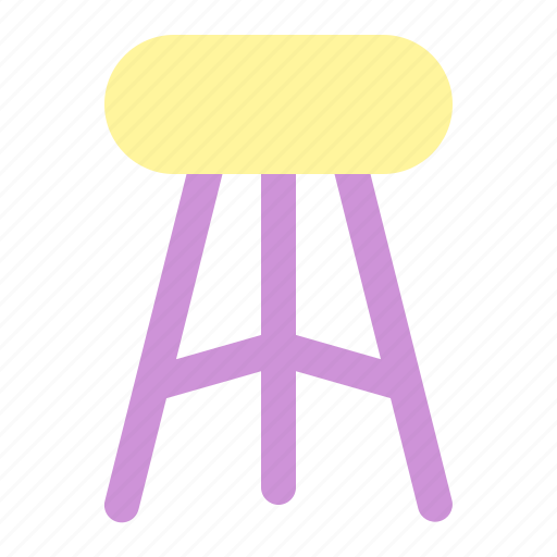 Stool, bench, chair, furniture icon - Download on Iconfinder