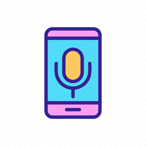 Command, contour, control, microphone, phone, voice, web icon - Download on Iconfinder