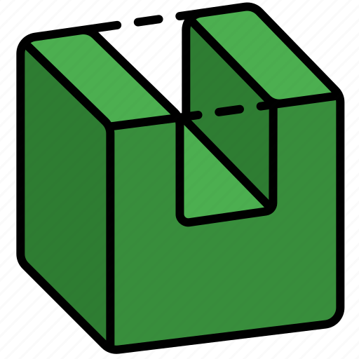3d, model, inscribe, volume, design, geometric, cube icon - Download on Iconfinder