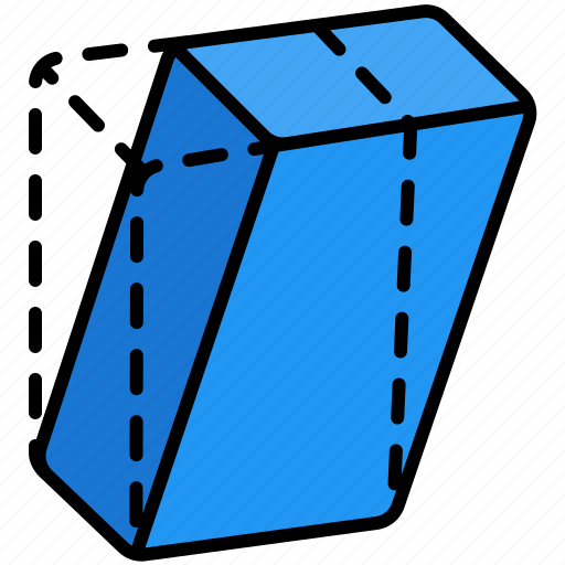 3d, model, skew, volume, design, geometric, cube icon - Download on Iconfinder