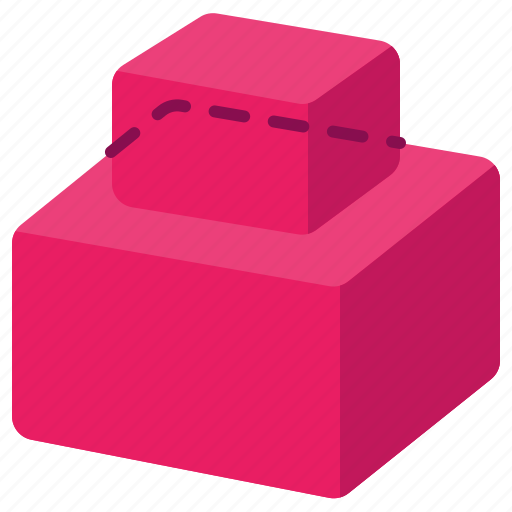3d, model, extrude, volume, design, geometric, cube icon - Download on Iconfinder