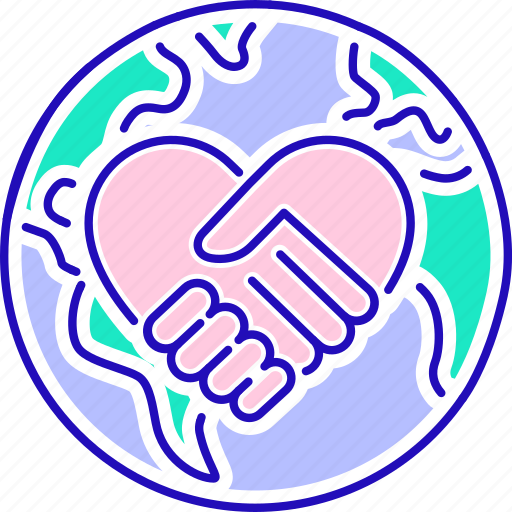 Aid, charity, humanitarian, ngo, planet, volunteering icon - Download on Iconfinder