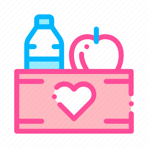 Box, food, support, volunteers icon icon - Download on Iconfinder