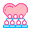 love, support, volunteers icon 