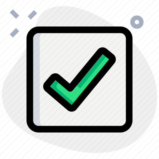 Square, vote, poll, tick mark icon - Download on Iconfinder