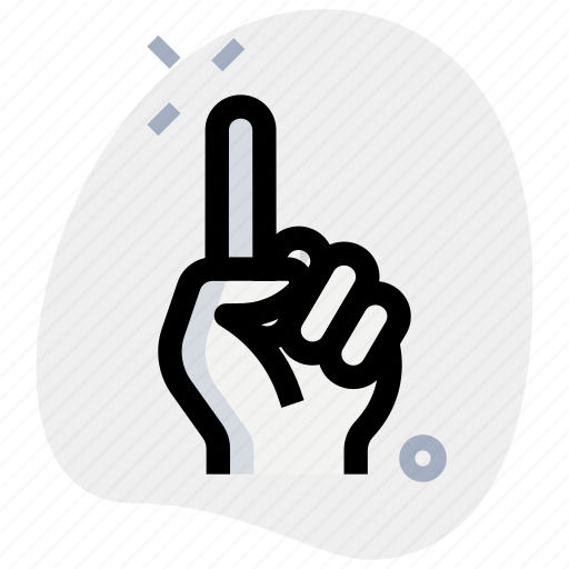 Finger, one, vote, poll icon - Download on Iconfinder