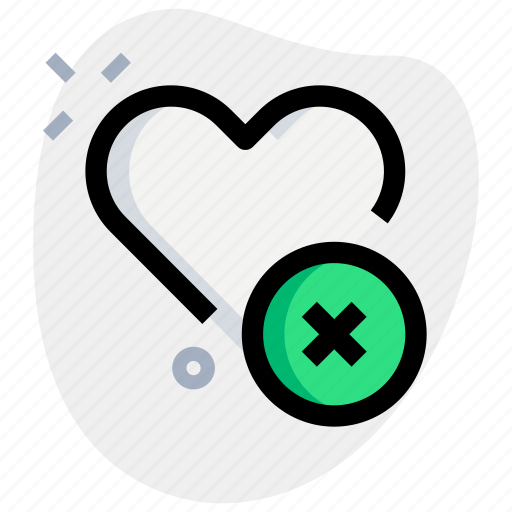 Heart, cancel, vote, poll icon - Download on Iconfinder