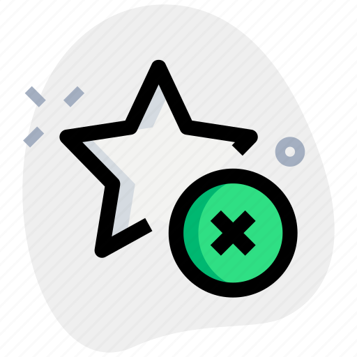 Star, cancel, vote, poll icon - Download on Iconfinder