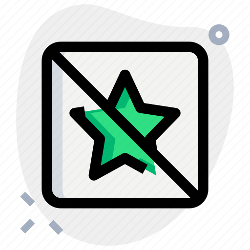 Star, crossed, square, vote, poll icon - Download on Iconfinder