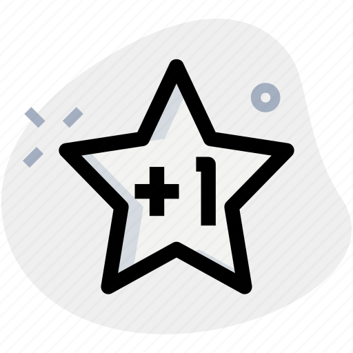 Star, plus, one, vote, poll icon - Download on Iconfinder