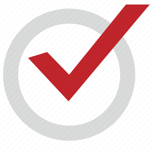 Accept, choice, elections, ok, red, vote icon - Download on Iconfinder
