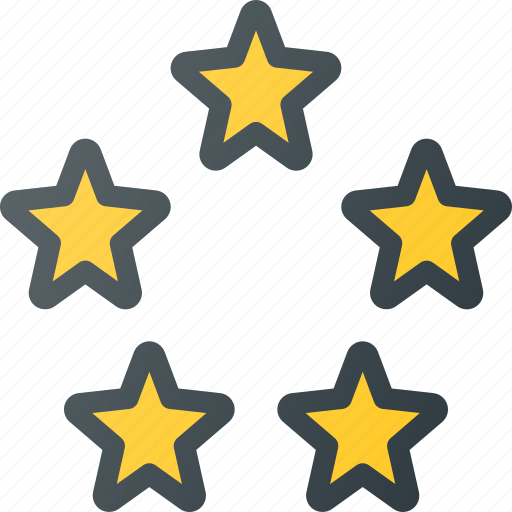Awward, five, rating, reward, star, stars icon - Download on Iconfinder