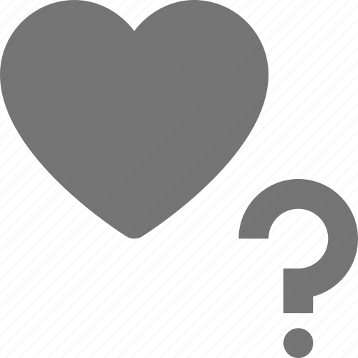 Heart, question, help, like icon - Download on Iconfinder
