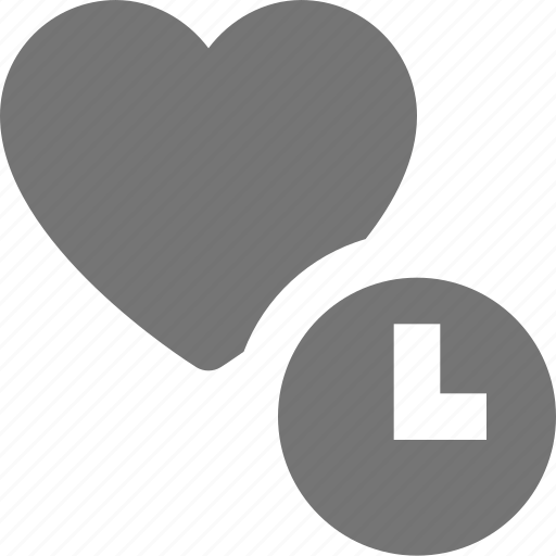 Heart, clock, like, time icon - Download on Iconfinder