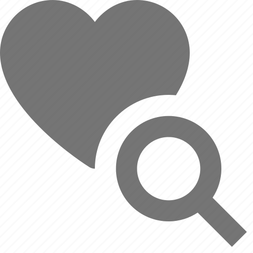 Heart, view, like, magnify, search icon - Download on Iconfinder